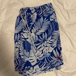Tommy Bahama swim trunks.
